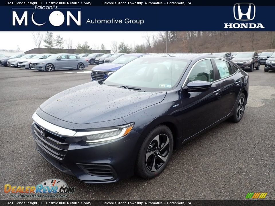 2021 Honda Insight EX Cosmic Blue Metallic / Ivory Photo #1