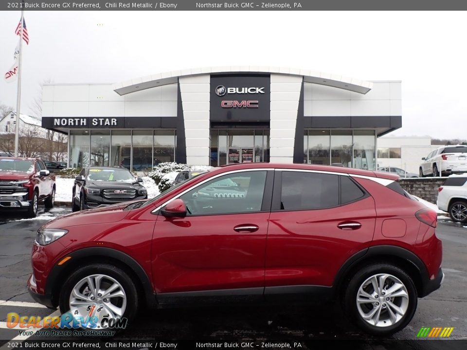 2021 Buick Encore GX Preferred Chili Red Metallic / Ebony Photo #1