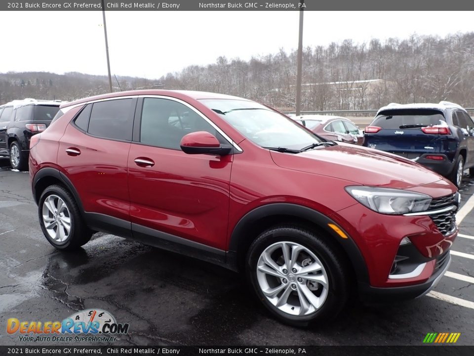 2021 Buick Encore GX Preferred Chili Red Metallic / Ebony Photo #4