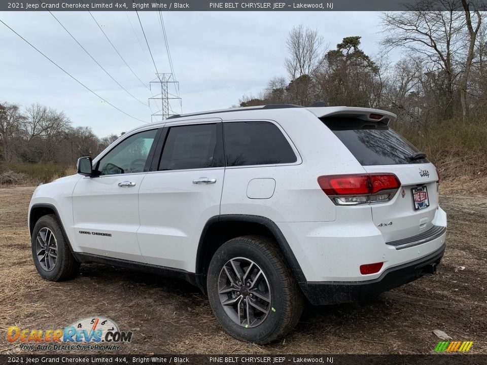 2021 Jeep Grand Cherokee Limited 4x4 Bright White / Black Photo #6