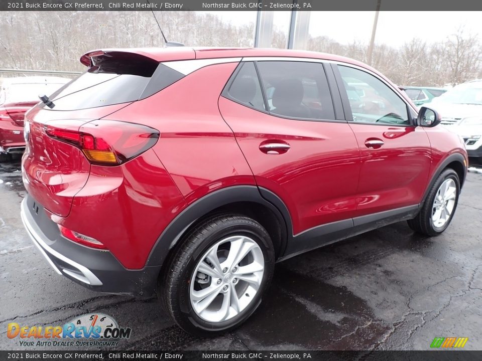 2021 Buick Encore GX Preferred Chili Red Metallic / Ebony Photo #9