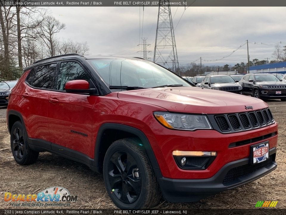 2021 Jeep Compass Latitude 4x4 Redline Pearl / Black Photo #1