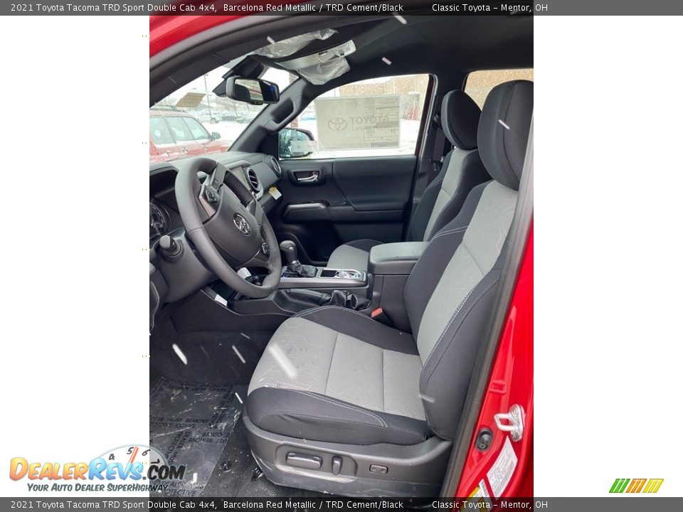2021 Toyota Tacoma TRD Sport Double Cab 4x4 Barcelona Red Metallic / TRD Cement/Black Photo #2