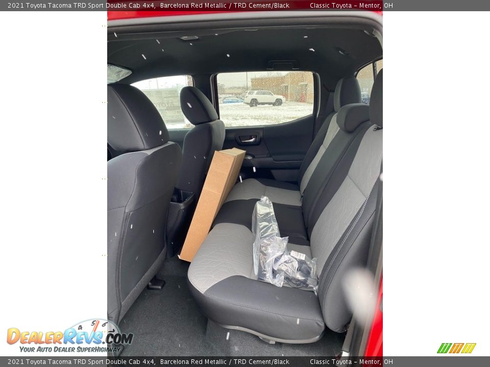 2021 Toyota Tacoma TRD Sport Double Cab 4x4 Barcelona Red Metallic / TRD Cement/Black Photo #3