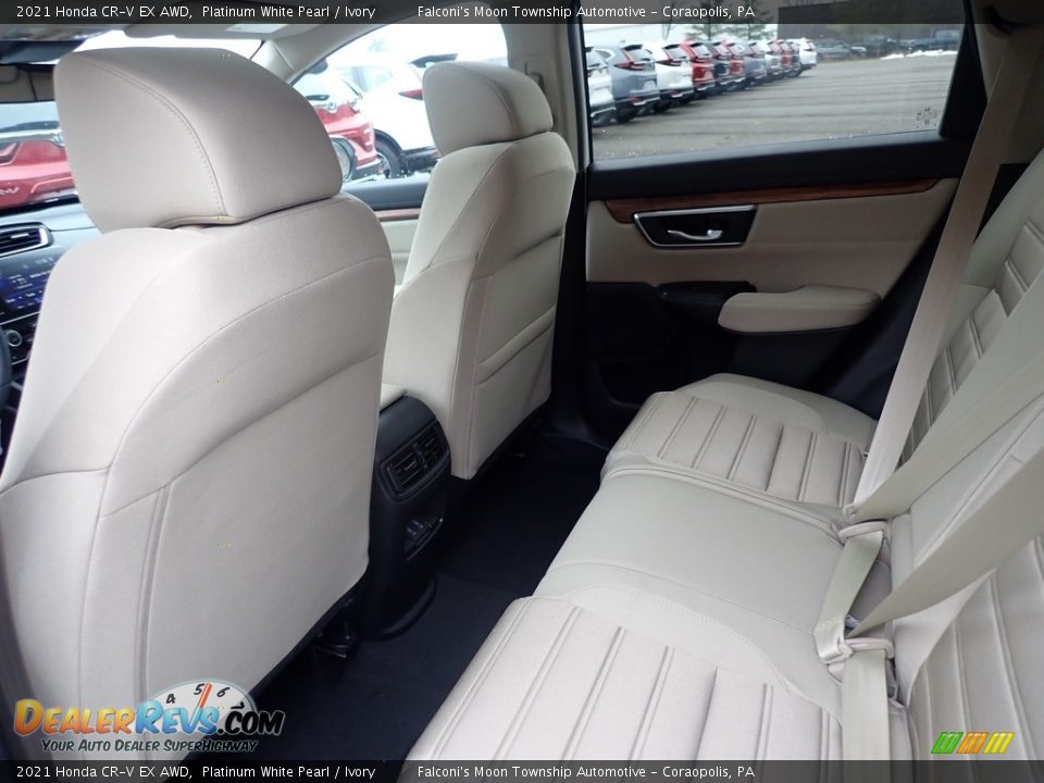 2021 Honda CR-V EX AWD Platinum White Pearl / Ivory Photo #9