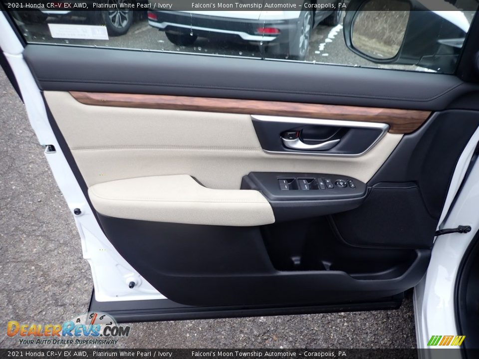 2021 Honda CR-V EX AWD Platinum White Pearl / Ivory Photo #11