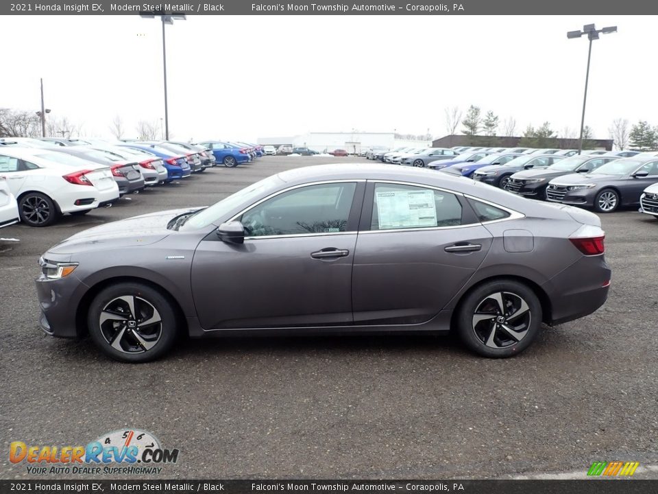 2021 Honda Insight EX Modern Steel Metallic / Black Photo #2