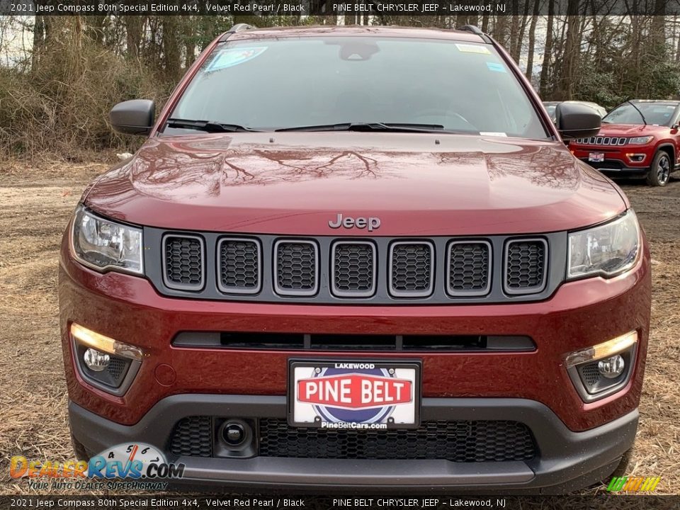 2021 Jeep Compass 80th Special Edition 4x4 Velvet Red Pearl / Black Photo #3