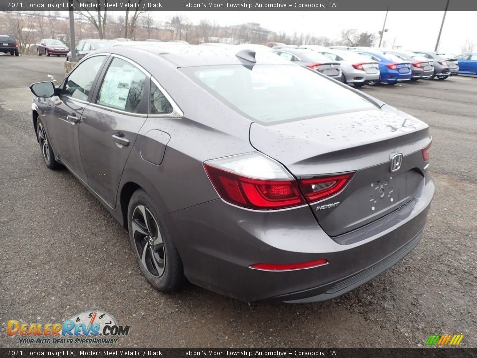 2021 Honda Insight EX Modern Steel Metallic / Black Photo #3