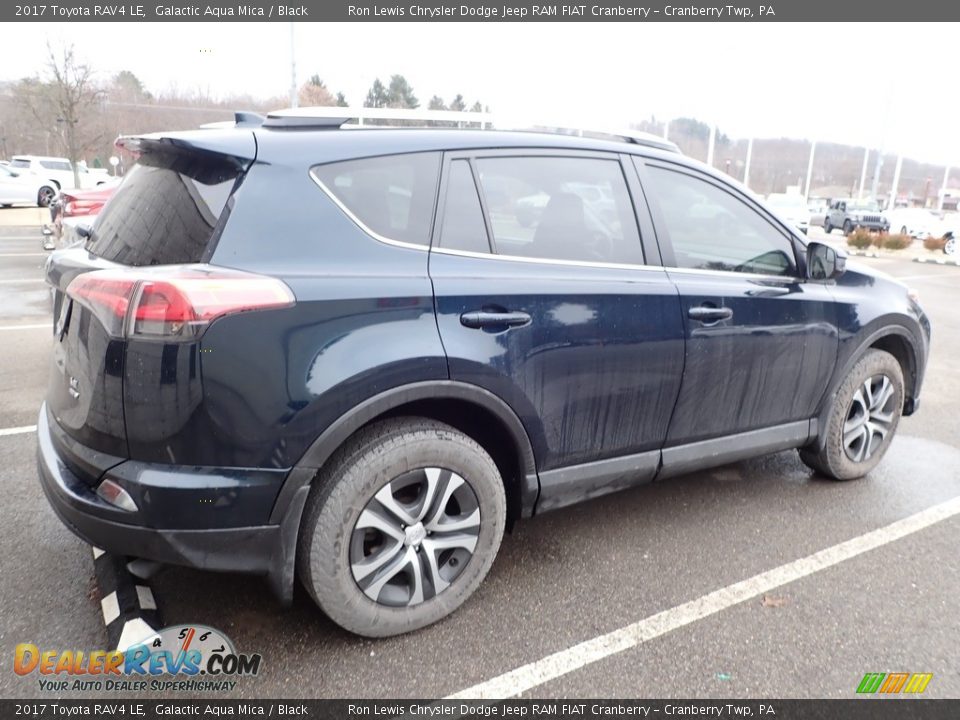 2017 Toyota RAV4 LE Galactic Aqua Mica / Black Photo #3