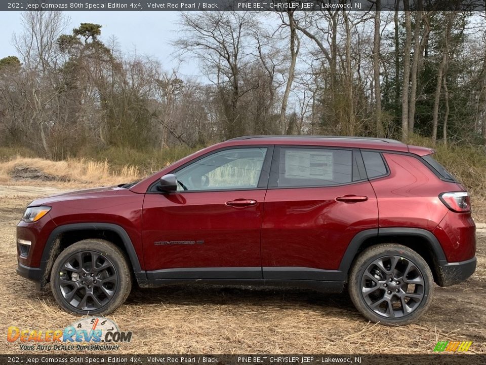 2021 Jeep Compass 80th Special Edition 4x4 Velvet Red Pearl / Black Photo #4