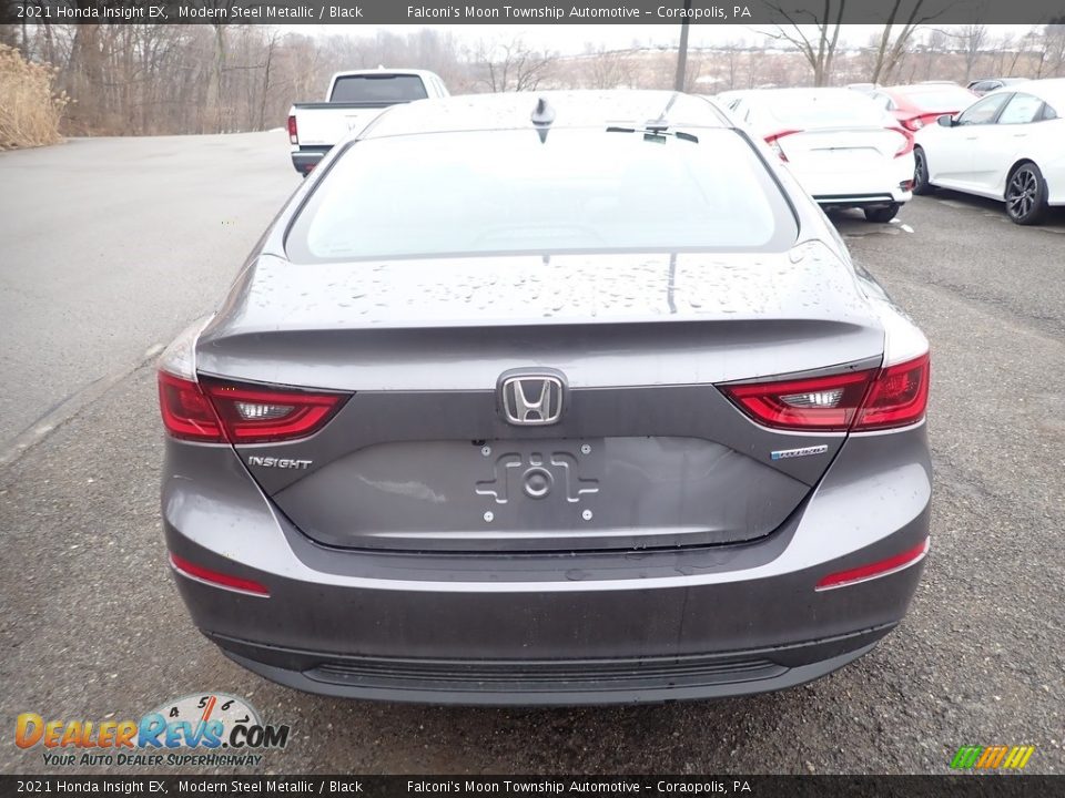 2021 Honda Insight EX Modern Steel Metallic / Black Photo #4