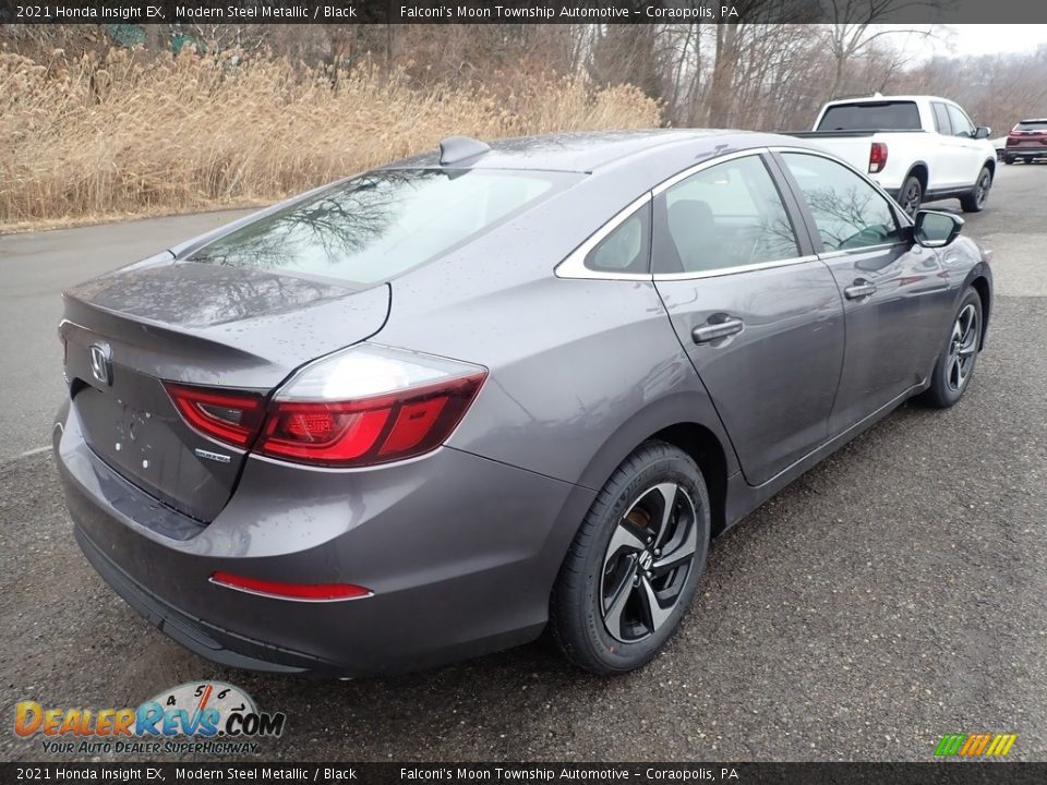 2021 Honda Insight EX Modern Steel Metallic / Black Photo #5