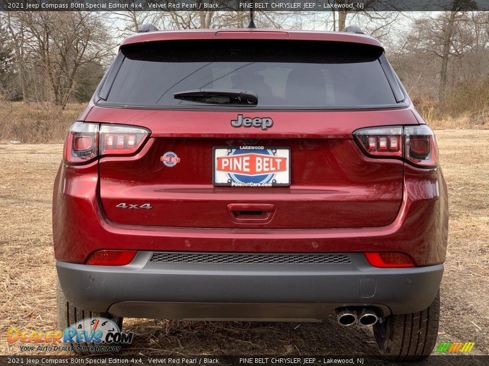 2021 Jeep Compass 80th Special Edition 4x4 Velvet Red Pearl / Black Photo #7