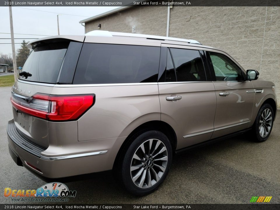 2018 Lincoln Navigator Select 4x4 Iced Mocha Metallic / Cappuccino Photo #6