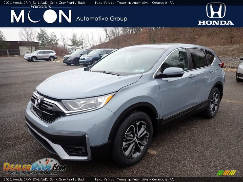 2021 Honda CR-V EX-L AWD Sonic Gray Pearl / Black Photo #1