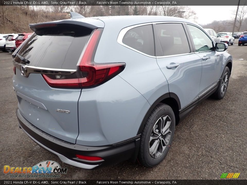 2021 Honda CR-V EX-L AWD Sonic Gray Pearl / Black Photo #5