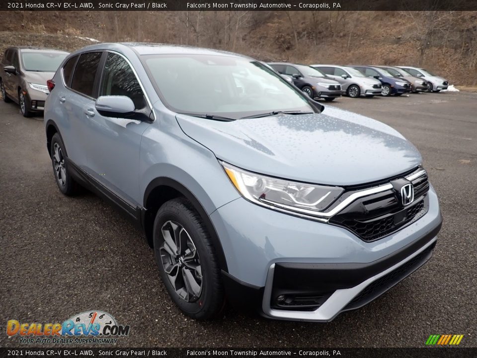 Front 3/4 View of 2021 Honda CR-V EX-L AWD Photo #6