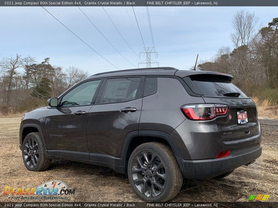 2021 Jeep Compass 80th Special Edition 4x4 Granite Crystal Metallic / Black Photo #6