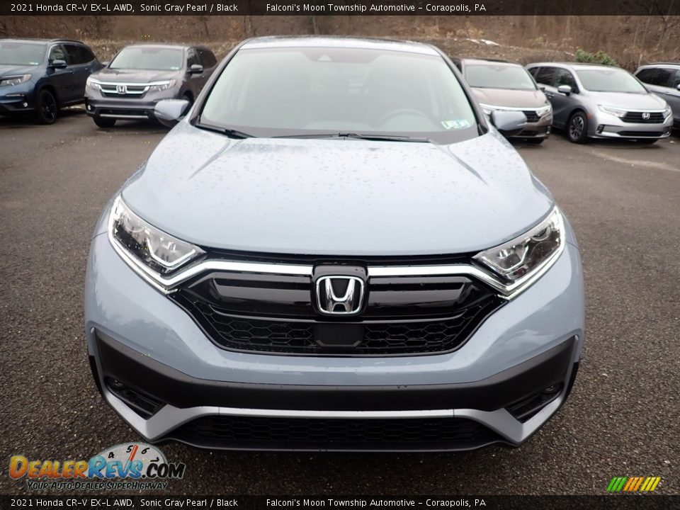2021 Honda CR-V EX-L AWD Sonic Gray Pearl / Black Photo #7