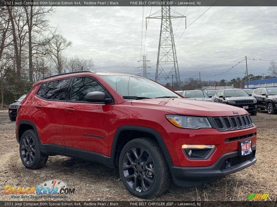 2021 Jeep Compass 80th Special Edition 4x4 Redline Pearl / Black Photo #1