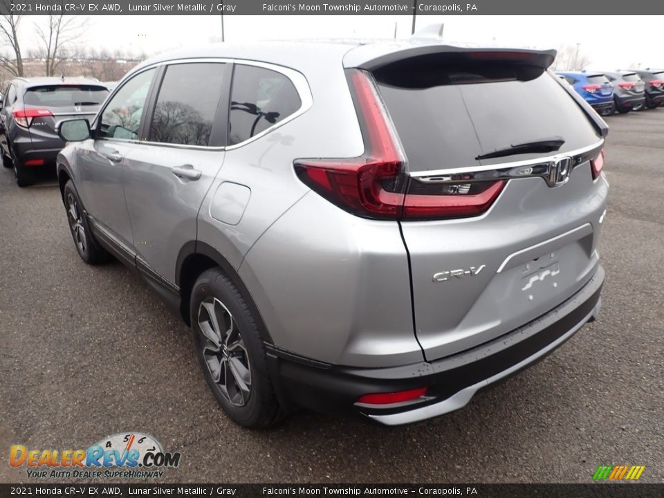2021 Honda CR-V EX AWD Lunar Silver Metallic / Gray Photo #2