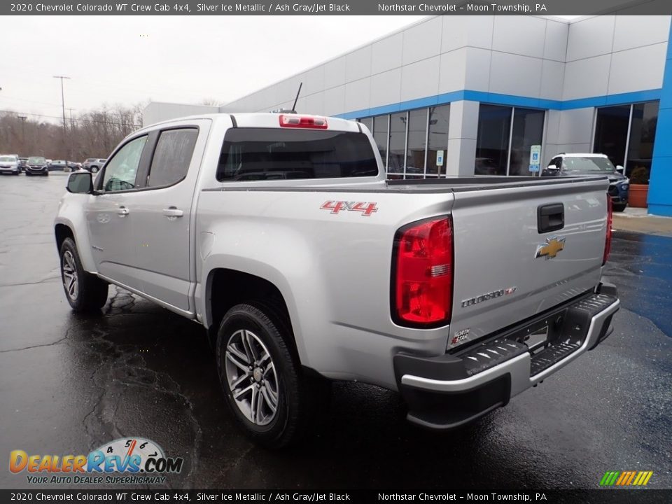 2020 Chevrolet Colorado WT Crew Cab 4x4 Silver Ice Metallic / Ash Gray/Jet Black Photo #4