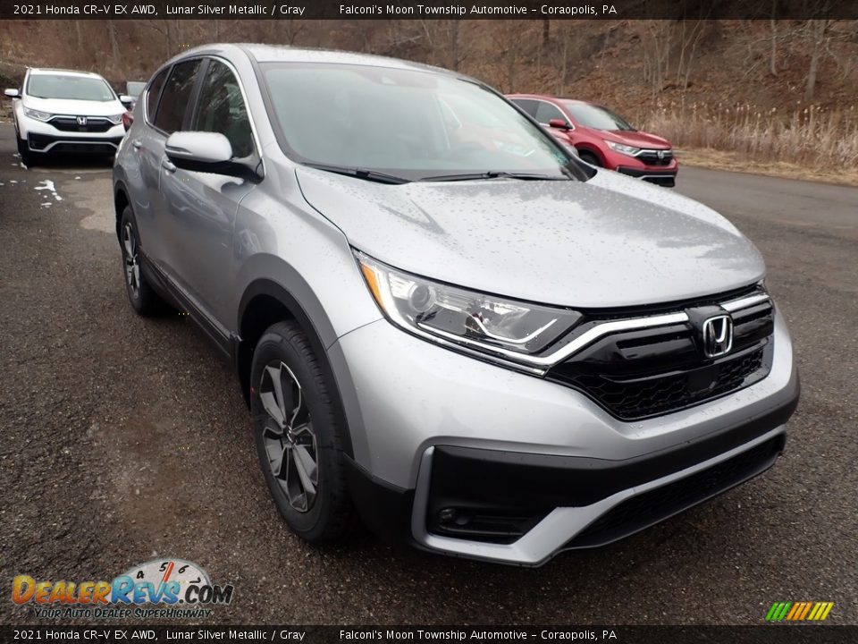 2021 Honda CR-V EX AWD Lunar Silver Metallic / Gray Photo #5