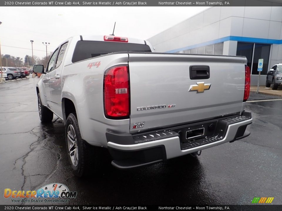 2020 Chevrolet Colorado WT Crew Cab 4x4 Silver Ice Metallic / Ash Gray/Jet Black Photo #5