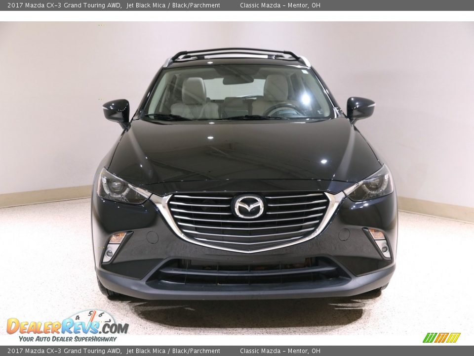 2017 Mazda CX-3 Grand Touring AWD Jet Black Mica / Black/Parchment Photo #2