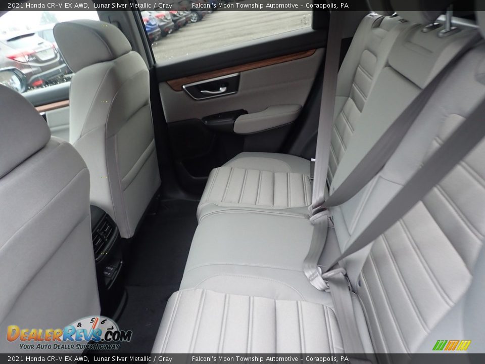 2021 Honda CR-V EX AWD Lunar Silver Metallic / Gray Photo #8