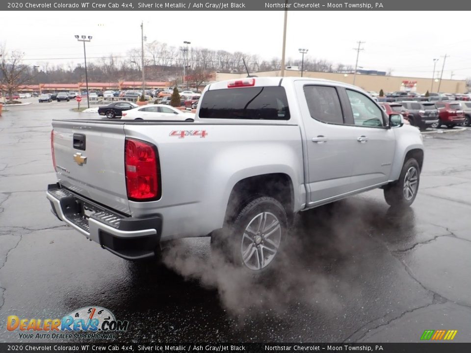 2020 Chevrolet Colorado WT Crew Cab 4x4 Silver Ice Metallic / Ash Gray/Jet Black Photo #8