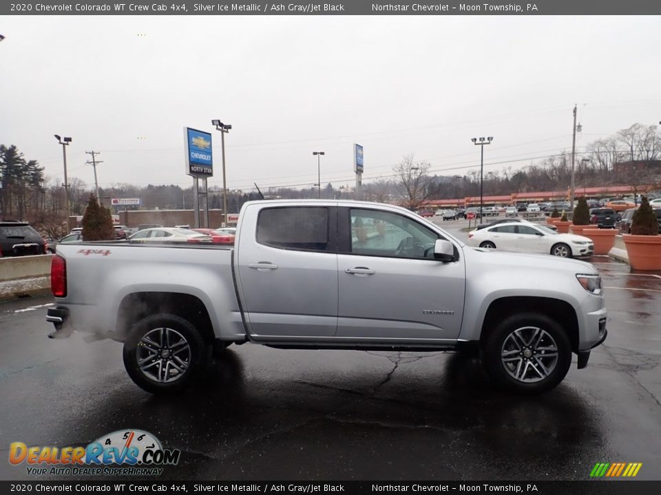 2020 Chevrolet Colorado WT Crew Cab 4x4 Silver Ice Metallic / Ash Gray/Jet Black Photo #9