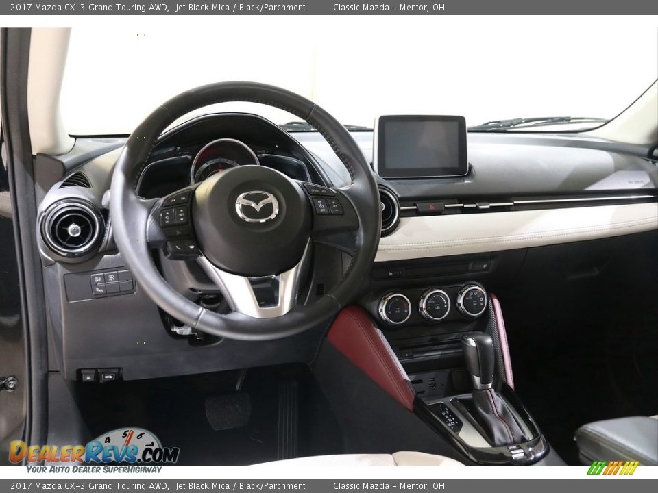 2017 Mazda CX-3 Grand Touring AWD Jet Black Mica / Black/Parchment Photo #6