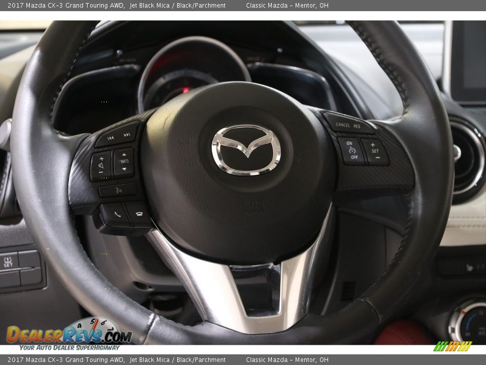 2017 Mazda CX-3 Grand Touring AWD Jet Black Mica / Black/Parchment Photo #7