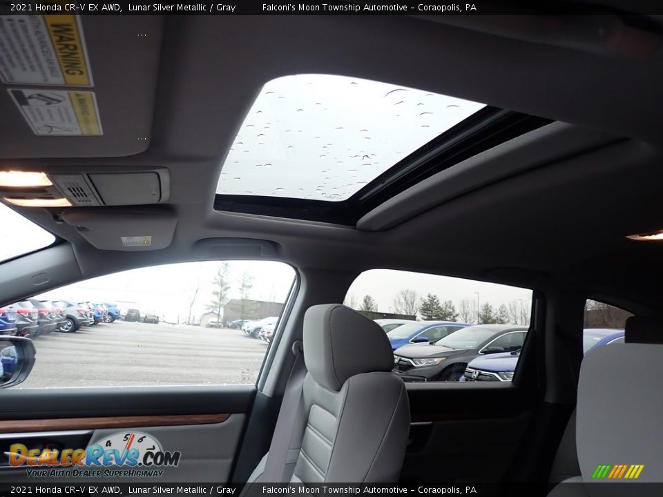 2021 Honda CR-V EX AWD Lunar Silver Metallic / Gray Photo #12
