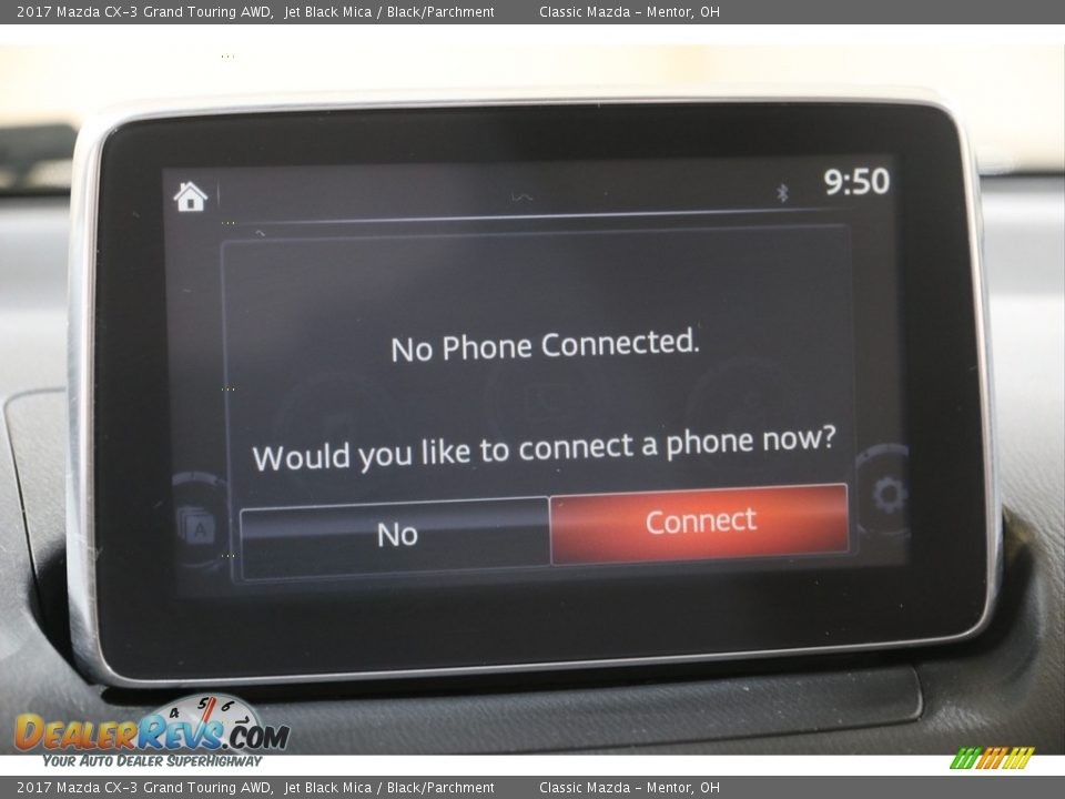 2017 Mazda CX-3 Grand Touring AWD Jet Black Mica / Black/Parchment Photo #11