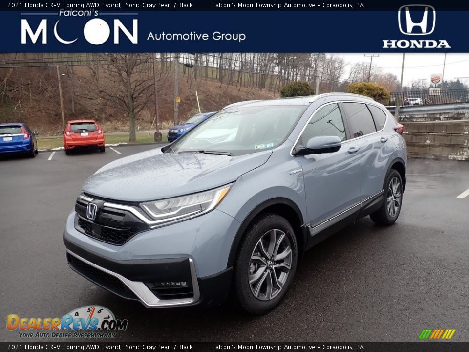 2021 Honda CR-V Touring AWD Hybrid Sonic Gray Pearl / Black Photo #1