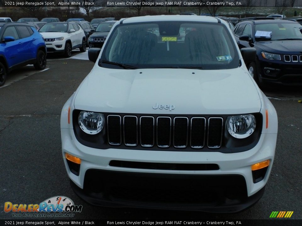 2021 Jeep Renegade Sport Alpine White / Black Photo #2