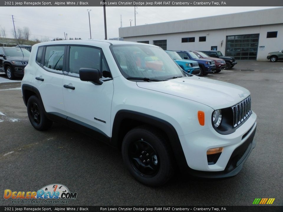 2021 Jeep Renegade Sport Alpine White / Black Photo #3