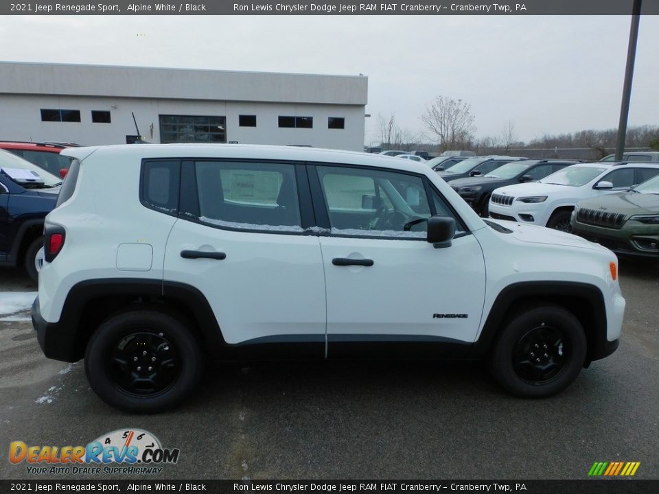 2021 Jeep Renegade Sport Alpine White / Black Photo #4