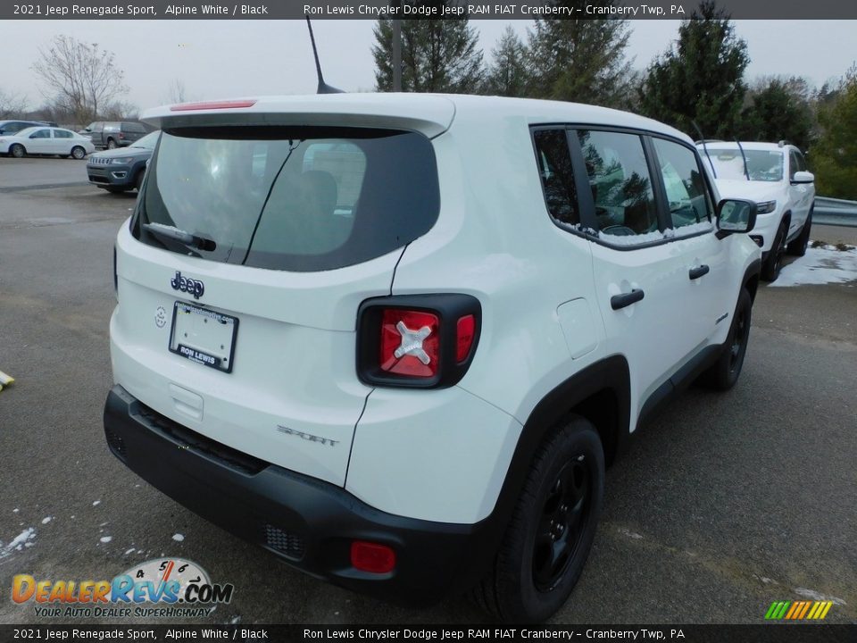 2021 Jeep Renegade Sport Alpine White / Black Photo #5