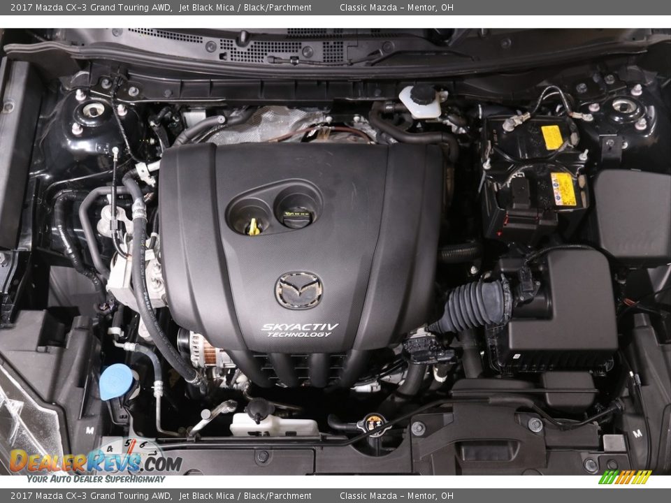 2017 Mazda CX-3 Grand Touring AWD Jet Black Mica / Black/Parchment Photo #18