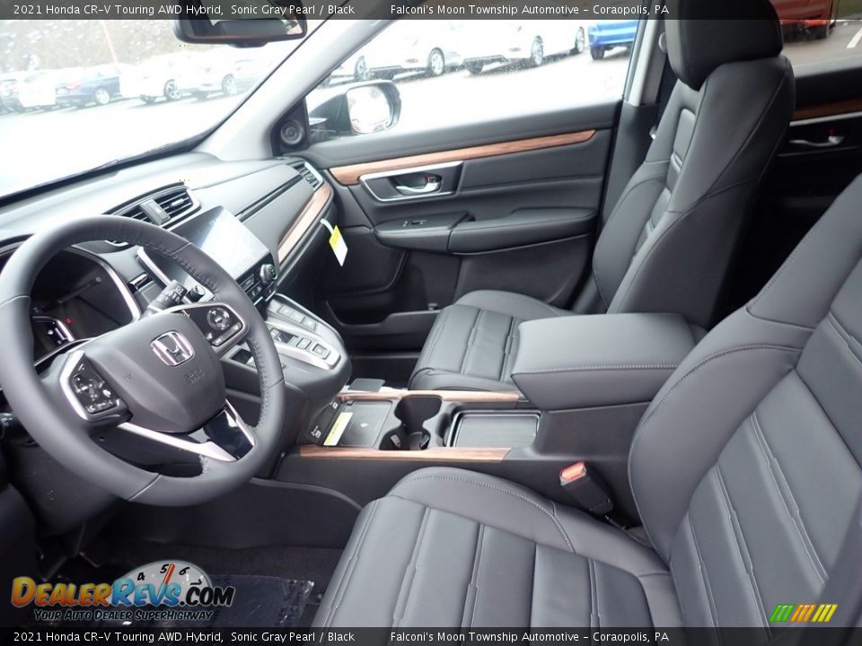 Front Seat of 2021 Honda CR-V Touring AWD Hybrid Photo #9