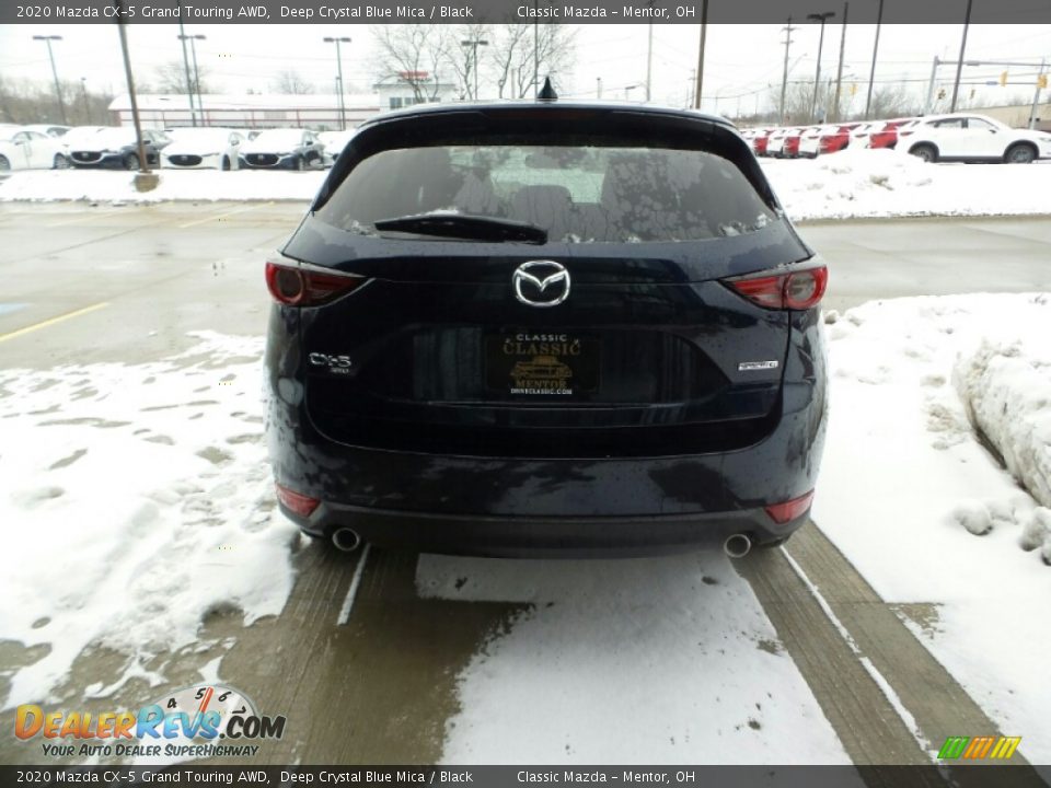 2020 Mazda CX-5 Grand Touring AWD Deep Crystal Blue Mica / Black Photo #1