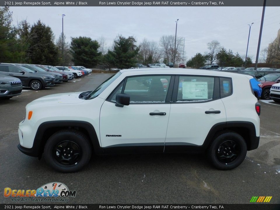 2021 Jeep Renegade Sport Alpine White / Black Photo #9