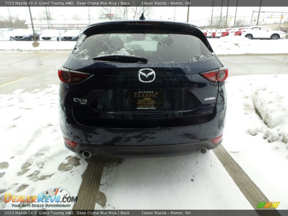 2020 Mazda CX-5 Grand Touring AWD Deep Crystal Blue Mica / Black Photo #1