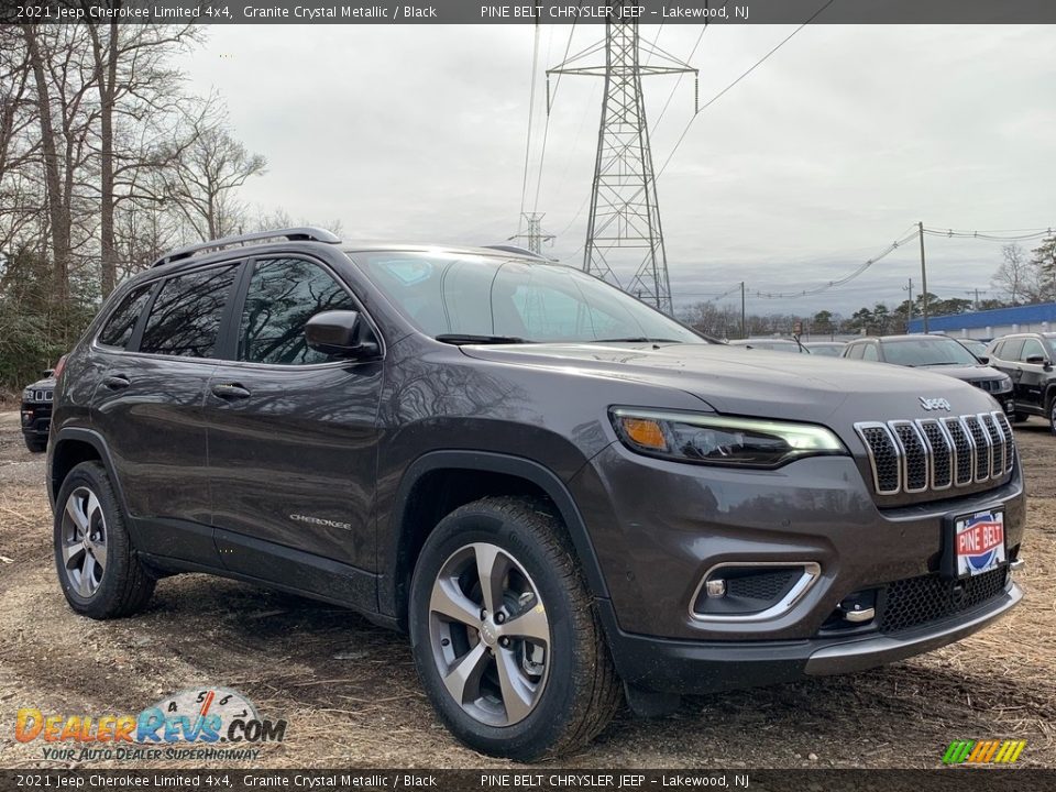 2021 Jeep Cherokee Limited 4x4 Granite Crystal Metallic / Black Photo #1