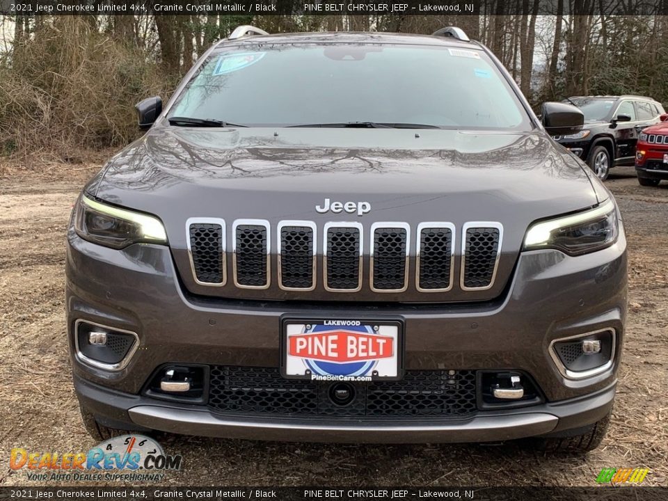 2021 Jeep Cherokee Limited 4x4 Granite Crystal Metallic / Black Photo #3