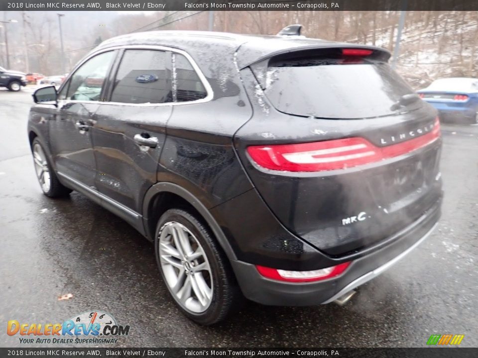 2018 Lincoln MKC Reserve AWD Black Velvet / Ebony Photo #5